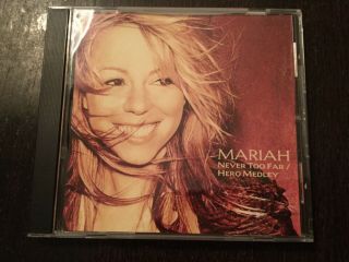 Mariah Carey Never Too Far / Hero Medley Single Cd There For Me 2001 Very Rare