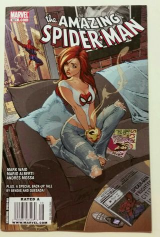 Spider - Man 601 Newsstand Variant Vf - 1st Print Run Rare Sensational Upc