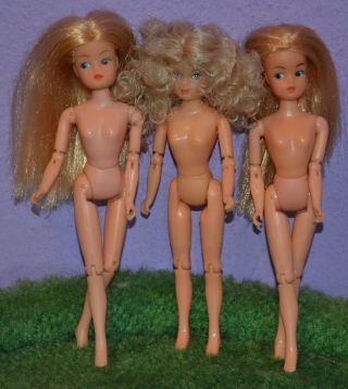 3 Sarah Louise Debenhams Doll Ocean Toys 6.  5 " Pippa Mini Sindy Type Vintage 70 