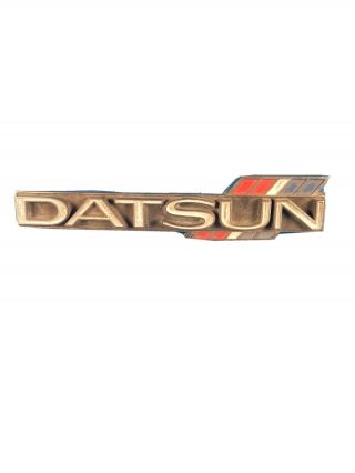 Rare Datsun 510 Grille Jdm Badge Oem