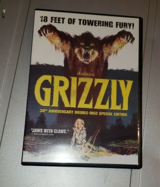 Grizzly (30th Anniversary Double - Disc Special Edition) Rare Oop Dvd - Like