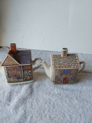 James Sadler “the Old Mill” Teapot With Lid 2026100,  Made In England & Other