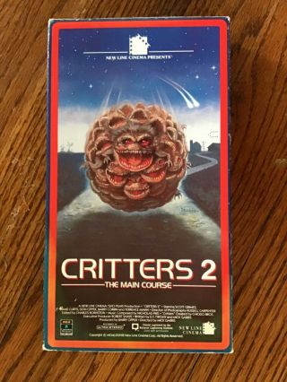 Critters 2 - The Main Course (vhs,  1996) Great Shape Rare