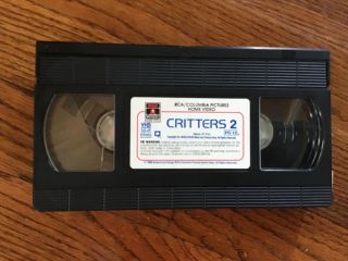 Critters 2 - The Main Course (VHS,  1996) great shape rare 3