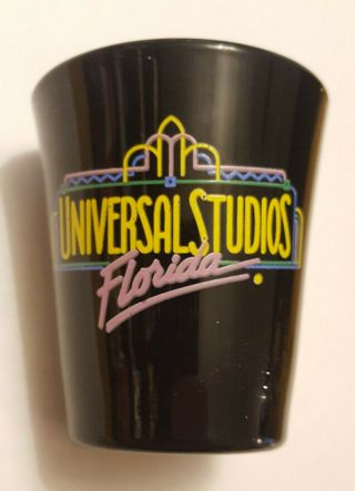 Universal Studios Florida Black Shot Glass Rare