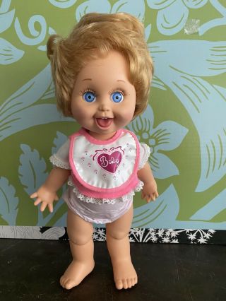 Vintage Galoob Baby Face Doll 10 “so Playful Penny”