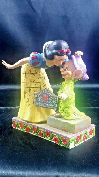 RARE w/ NO DAMAGES Disney Jim Shore Snow White and Dopey Sweetest Farewell 2