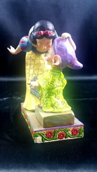 RARE w/ NO DAMAGES Disney Jim Shore Snow White and Dopey Sweetest Farewell 3