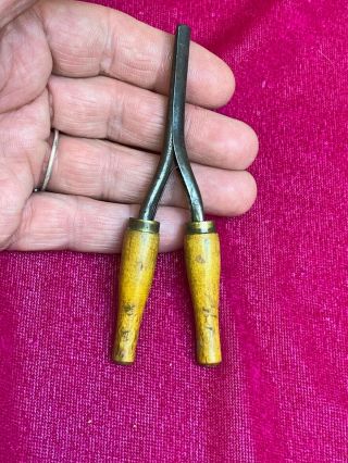 Antique Miniature Doll House Wood&metal Curling Iron German Or French Dolls Hair