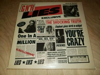 Guns N Roses - Lies Lp Vinyl 1988 Dmm Suicide Rare Ex