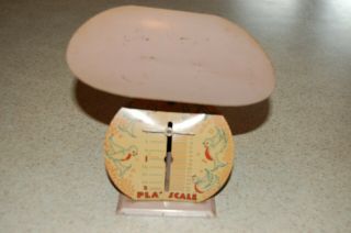 Rare Vintage Tin Litho Childs Toy Pla Scale Baby Doll Scale