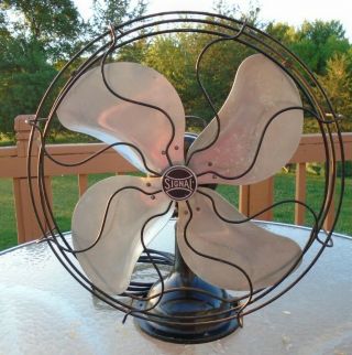 Antique Vintage Daisy Cage Signal Brand Electric Fan Oscillating 15 "