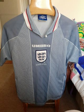 Rare Old England 1996 Away Football Shirt Size Adults Medium