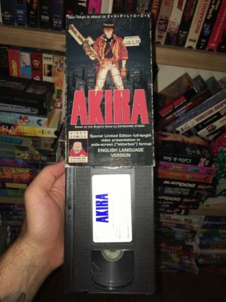 Akira Special Limited Edition 1989 Vhs Streamline Label Anime Rare Letterbox