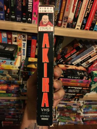 AKIRA Special Limited Edition 1989 VHS Streamline Label ANIME RARE LETTERBOX 3