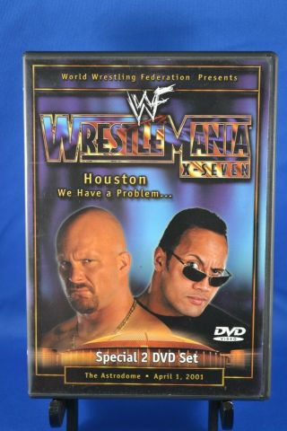 Wwf - Wrestlemania X - Seven Dvd 2001 2 - Disc Set 17 Rare Region 1 Oop
