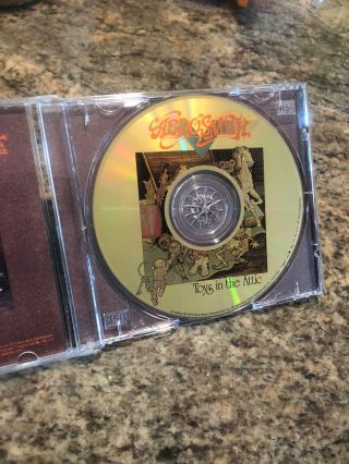 Aerosmith 24k Gold Toys In The Attic CD Rare 2