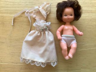 Vintage Heart Family Barbie Baby/toddler Doll With Clothes 1976 Mattel 21