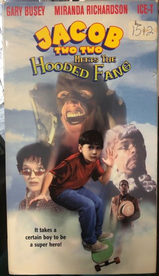 Jacob Two - Two Meets The Hooded Fang (2001) Vhs Gary Busey Rare Oop Ice T