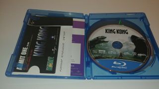 King Kong Ultimate Edition Blu - Ray,  Dvd Rare Lenticular Slipcover