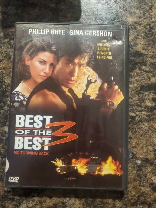 Best Of The Best 3: No Turning Back Dvd Rare Oop Gina Gershon Phillip Rhee