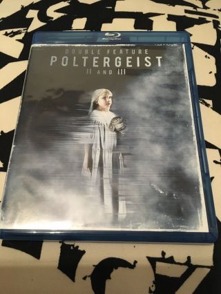 Poltergeist Ii & Poltergeist Iii 2 Blu - Ray Disc Set Oop Horror Halloween Rare