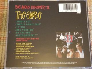 BIG AUDIO DYNAMITE THE GLOBE RARE OOP 6 TRACK REMIX CD 2