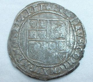 Rare Stuart Britain 1604 James I - Hammered Silver Shilling Mm Spur Rowel Nr