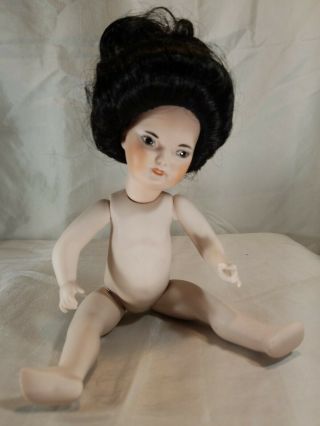 Vintage Rare Lifelike Asian Little Geisha Girl Porcelain Doll Des Jardines 1983