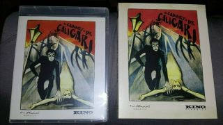 Cabinet Of Dr Caligari 1920 Blu - Ray,  Rare Oop Slipcover Kino Lorber Classics