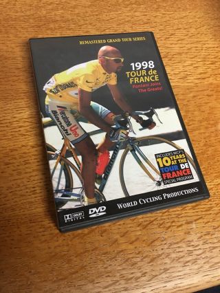 Rare - 1998 Tour De France 3 Dvd Set World Cycling Productions - Marco Pantani