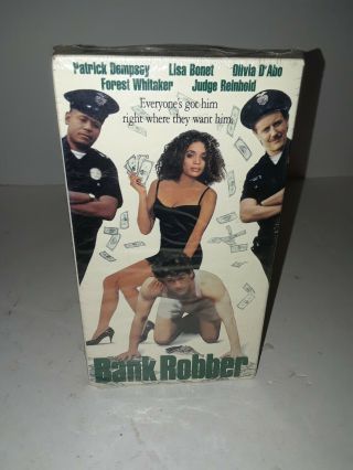 Bank Robber (patrick Dempsey,  Lisa Bonet) Pre - Owned Vhs Rare Live Home Video