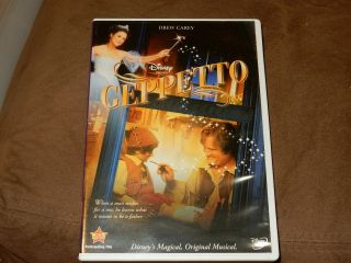 " Geppetto " Disney Dvd Rare Oop Region 1 W/drew Carey Pinocchio