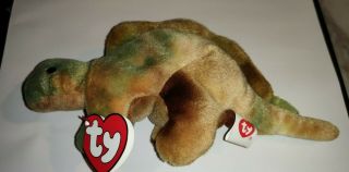 Very Rare 1995 Ty Beanie Baby Steg With Tag Style 4087