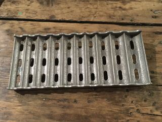 Antique NU Craft Products Co Brooklyn NY Bank Coin Tray No 72 Aluminum Rolling 2