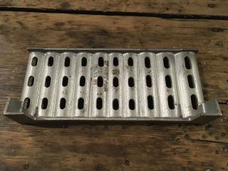 Antique NU Craft Products Co Brooklyn NY Bank Coin Tray No 72 Aluminum Rolling 3