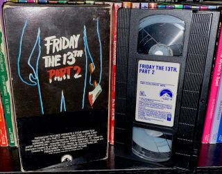 Friday The 13th Part 2 Rare 1990 Paramount Vhs Jason Slasher Horror 1981 Oop
