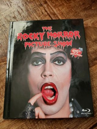 Rare Digibook Blu - Ray Book The Rocky Horror Picture Show 35th Anniversary Cult