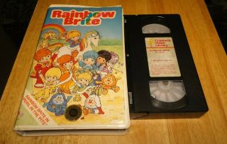 Rainbow Brite (vhs,  1985) Peril In The Pits - Animated Rare Big Box Clamshell