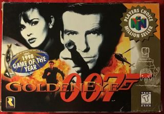 Goldeneye 007 (nintendo 64,  1997) - N64 - Authentic - Complete - Rare