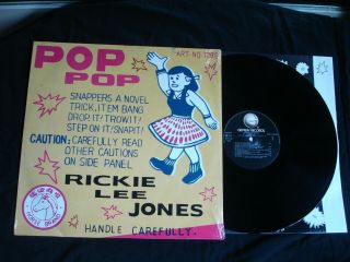 Rickie Lee Jones Pop Pop Rare German Vinyl Lp In Shrink [geffen 24426]
