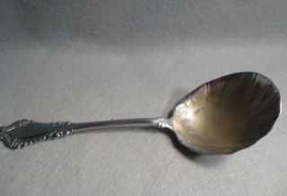Forbes Silver Co Large 8 " Serving Spoon Vintage Silverplate