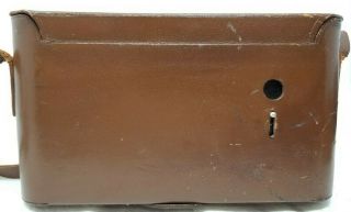 Antique Tan Leather Camera Case Six - 16 Field Case Kodak 2