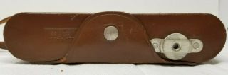 Antique Tan Leather Camera Case Six - 16 Field Case Kodak 3