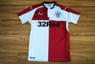 Rangers Scotland 2016/2017 Rare Football Shirt Jersey Away Puma Size M