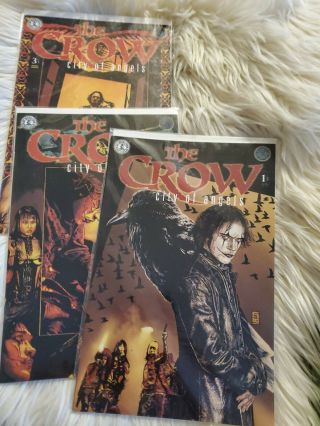 Rare The Crow : City Of Angels 1 2 3 Complete Set - 1996 Kitchen Sink (set B)