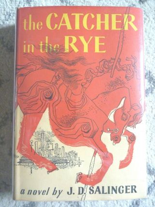 The Catcher In The Rye By J.  D.  Salinger 1951 Hc/dj Grosset & Dunlap Rare Ads Nf
