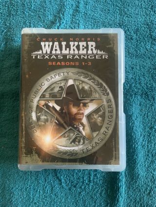 Walker Texas Ranger Seasons 1 - 3 Dvd Chuck Norris Like Tv Series Rare