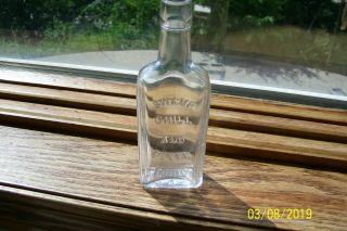 Vintage Swamp Chill And Fever Tonic Bottle Old Antique