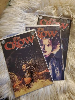 Rare The Crow : City Of Angels 1 2 3 Complete Set - 1996 Kitchen Sink (set A)